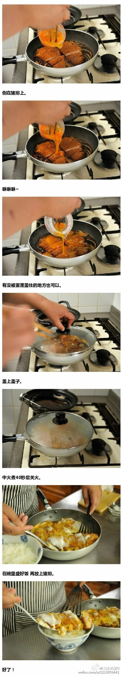 【日本美食】图解教你快速做出正宗美味日式猪排饭，一起学起来！