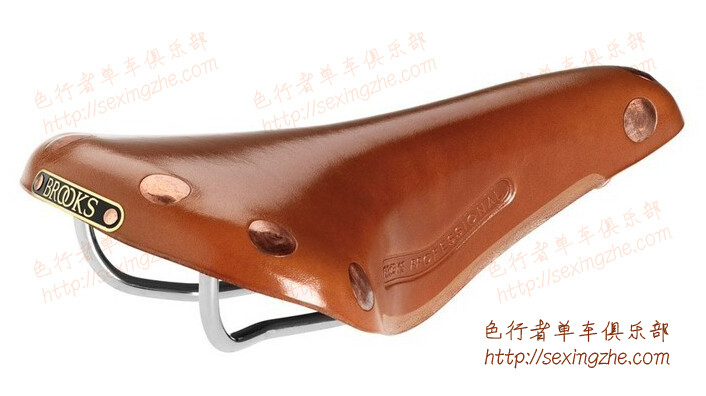 英国BROOKS Team Pro Chrome 纯手工牛皮自行车座垫复古车座铬弓 色行者复古单车俱乐部 布鲁克斯产品已经陆续到货 现拍现发