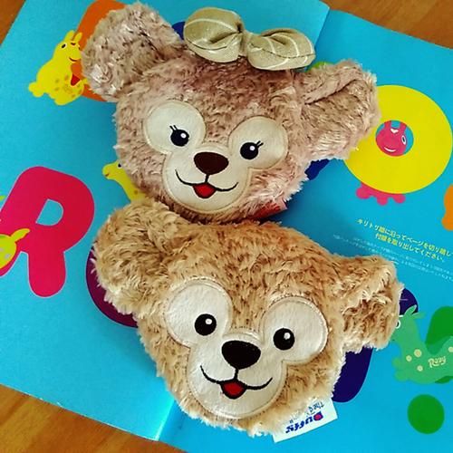 满68日本尾单 duffy 迏菲熊 可爱毛绒零钱包收纳包卡包