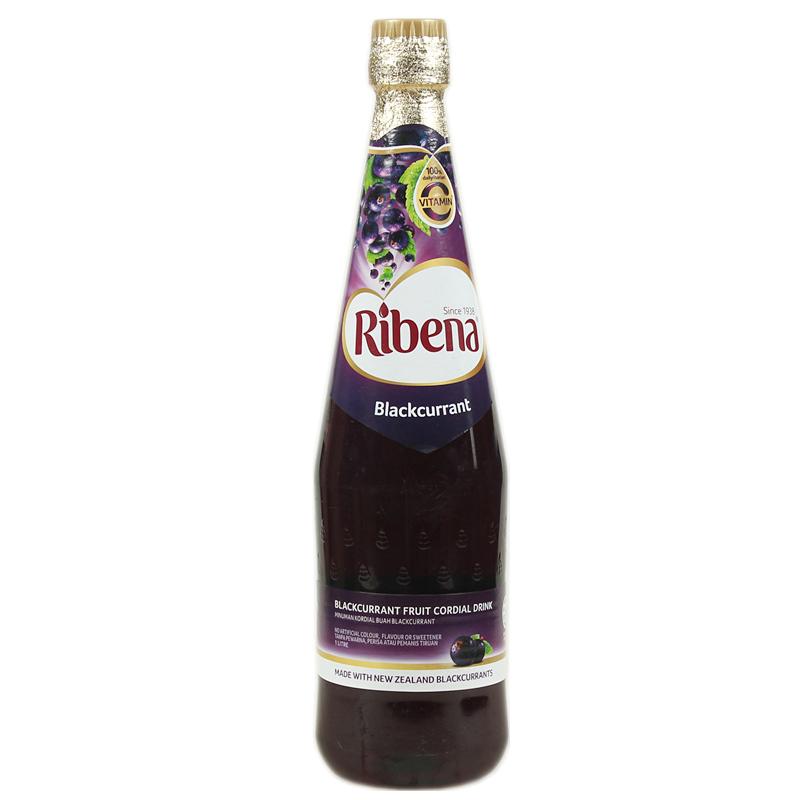 香港进口 马来西亚利宾纳RIBENA 浓缩黑加仑子饮料1L0494