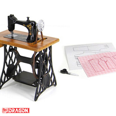 廉租屋村-缝纫机迷你模型