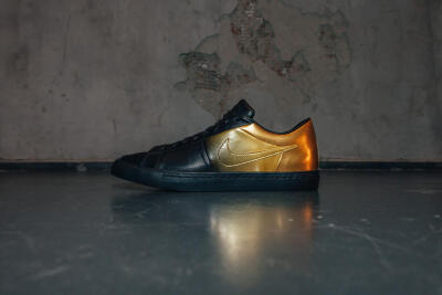 G Pedro Louren&ccedil;o x Nike blazer Low 渐变金 皮质休闲鞋