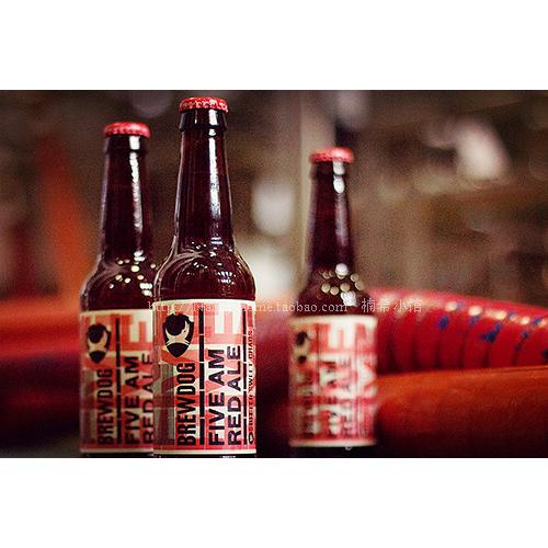 顺丰快递 英国进口 BREWDOG酿酒狗 5AM 凌晨5点红色圣徒艾尔啤酒