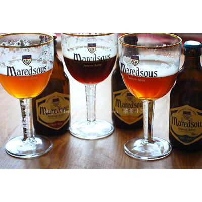 配在一起才完美 Maredsous 马都斯啤酒专用杯 比利时进口