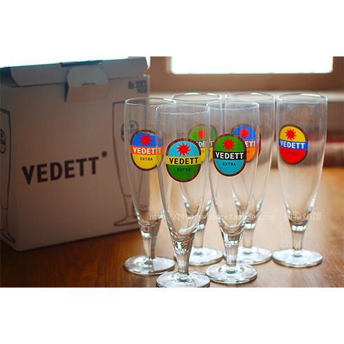 配在一起才完美 Vedett 白熊企鹅啤酒专用杯 330ml 比利时进口