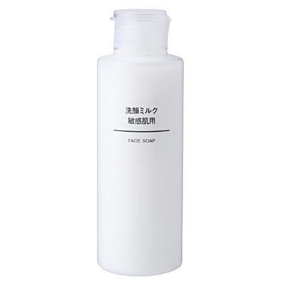 现货MUJI无印良品日本洗面奶洁面泡沫敏感肌肤150g
