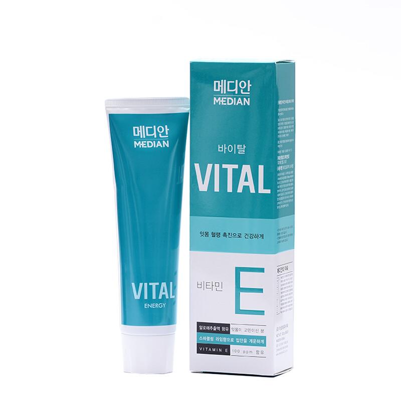 韩国进口正品 麦迪安VITAL Vitamin E牙膏健龈护齿抗菌消炎清新