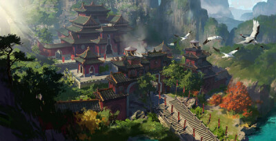 Dawnpu概念场景插画设计 http://www.cgdream.com.cn/thread-280327-1-1.html (出处: 织梦网,UI设计培训,CG模型网,CG论坛,3dMax教程下载)