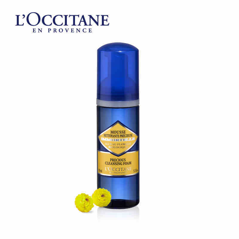 【L‘occitane欧舒丹 — 蜡菊活颜洁面泡沫150ml】{蜡菊柑橘精华/补水慕斯/温和泡沫/提亮肤色/深层清洁} 官方旗舰店 YIN