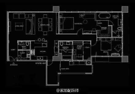 【台湾新北市夫妻二人简约质感居室】132平米的空间被打造成了极具空间感官的私有套房。