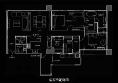 【台湾新北市夫妻二人简约质感居室】132平米的空间被打造成了极具空间感官的私有套房。