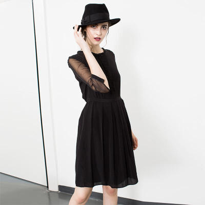 GAOGAO B114Y 少见硬货 真丝七分袖连衣裙 低调优雅 高高推荐