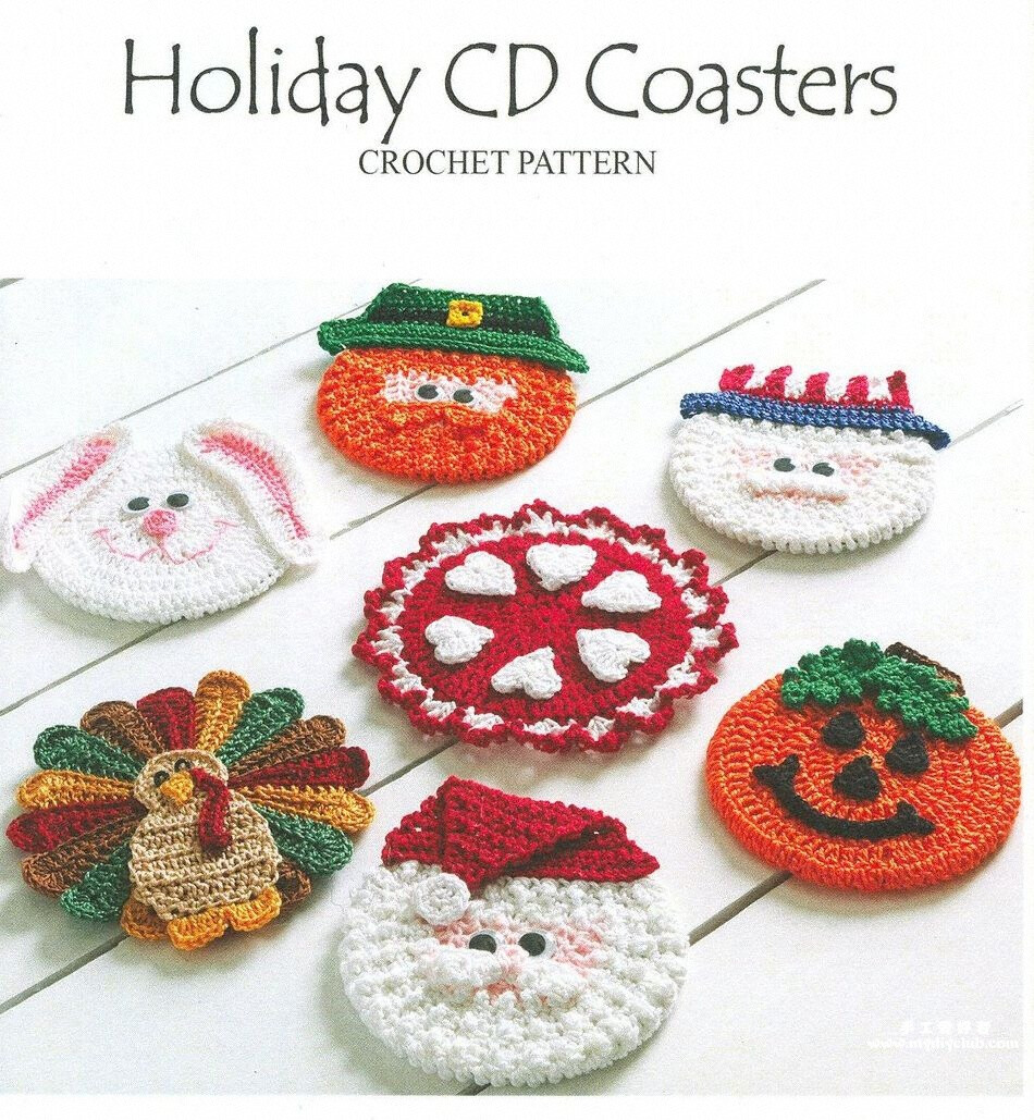 Maggies holiday cd coasters-手工爱好者