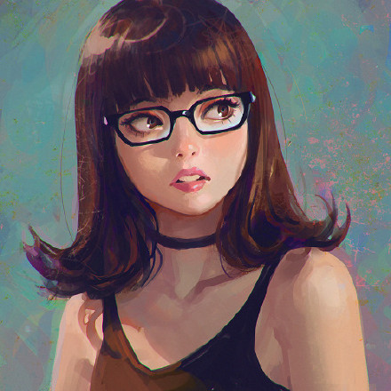 by_Ilya Kuvshinov 俄罗斯90后插画师，总觉得他笔下的女生有种很媚的感觉 更多作品见→O网页链接