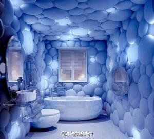 梦幻的浴室，太美了！