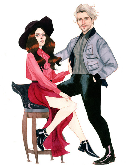 Lorna Dane, Scarlet Witch, Wanda and Pietro Maximoff, Dark Phoenix, Nightcrawler, Hawkeye, Loki, Doctor Strange &amp;amp; Spider-Gwen by Kevin Wada