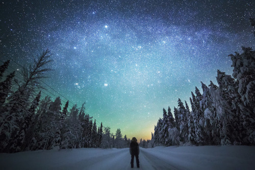 芬兰摄影师Tiina Törmänen摄像机下的绚丽星空