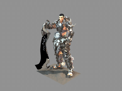 卡通_拿刀的武士3D模型 免费下载 - CG织梦网