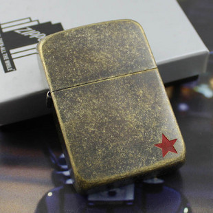 ZIPPO 打火机 原装正品 仿古铜 1941复刻 闪闪红星