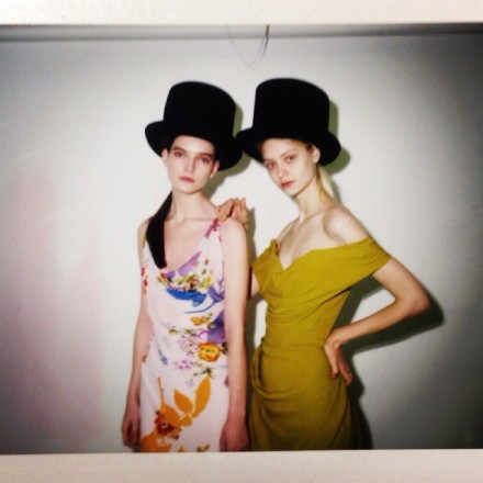 【私照】#Nastya Kusakina# 为 Vivienne Westwood 试装~