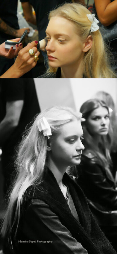 #Nastya Kusakina# John Richmond Backstage 五官好精致