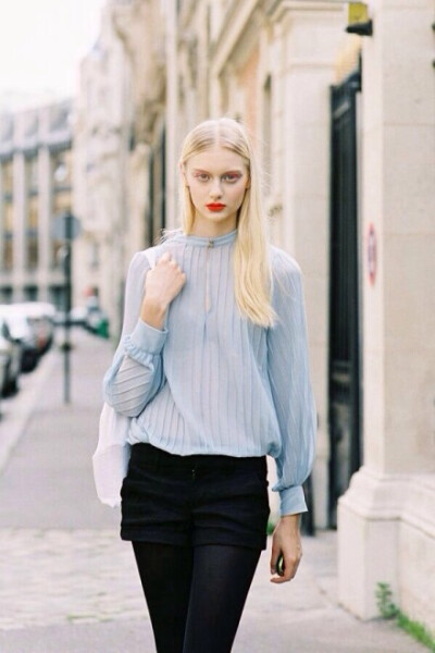 #Nastya Kusakina# 【街拍】Outside Christian Dior HC F/W 12