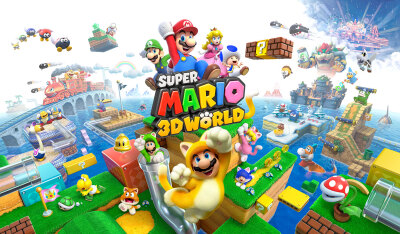 游戏《超级马里奥3D世界(Super Mario 3D World)》三维角色及场景道具欣赏——织梦网