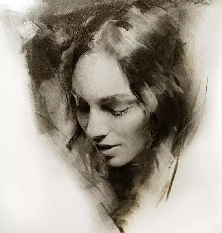 Casey Baugh 美国 80后帅小伙迷恋人物素描（带步骤)