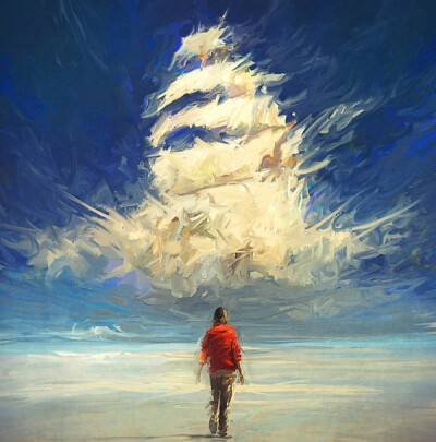 云与海 | 插画师 Artyom（RHADS）作品