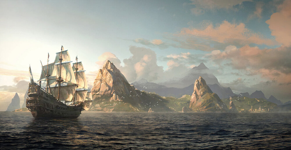 刺客信条四：黑旗 - 概念艺术 - Assassin's Creed IV - Black Flag – Concept Art——织梦网