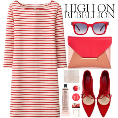 #stripes #redheels #casual