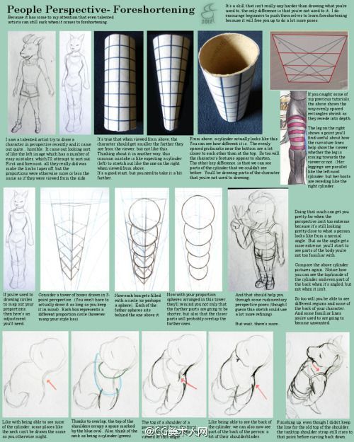 人体透视绘制的技巧