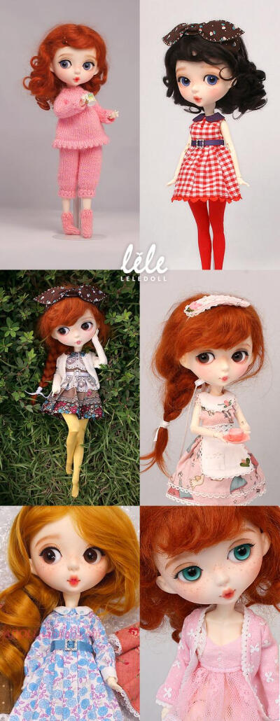 预售 韩国lele doll 6分 uku /lele