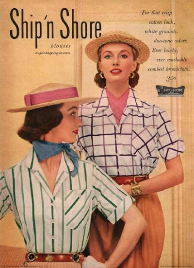 关于50.60年代的广告画报。