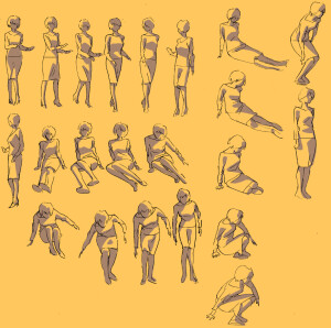 画师 leseanthomas 人物素描、光影、形体练习