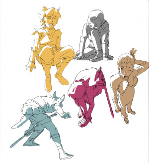 画师 leseanthomas 人物素描、光影、形体练习