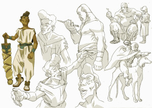 画师 leseanthomas 人物素描、光影、形体练习