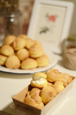 手工无添加奶油泡芙【限邛崃市区】