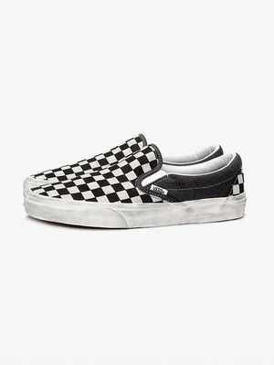 VANS U CLASSIC SLIP-ON 万斯 经典款棋盘格 一脚蹬 情侣款