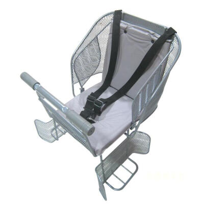 出口日本自行车儿童座椅 电动车儿童座椅 腰部安全带 灰色