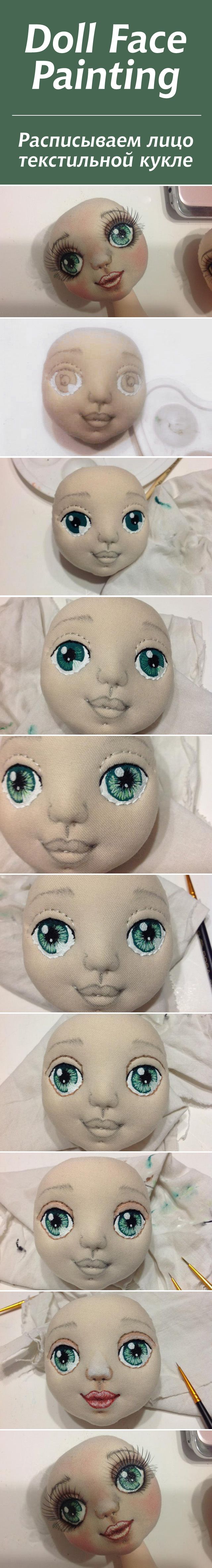 doll face painting: