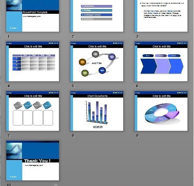 培训教学示意图箭头图表PPT模板www.2ppt.cn