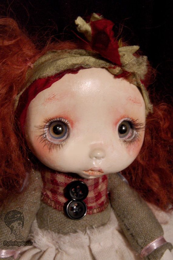 ooakzilda art doll by ppinkydollsart on etsy