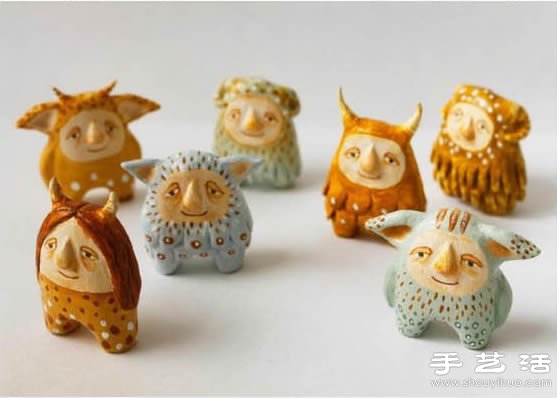 北欧风软陶制作手工艺品 - www.shouyihuo.com