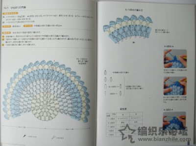 钩针坐垫 1 图解