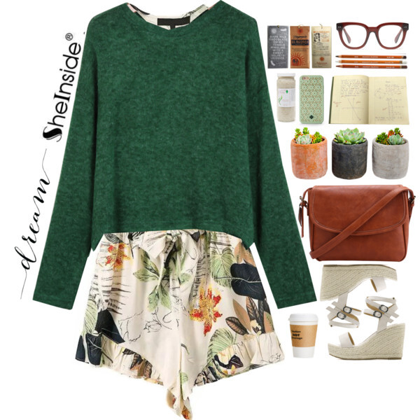 #Sheinside #shein #sheinside http://www.shein.com/Green-Long-Sleeve-Loose-Knit-Sweater-p-185802-cat-1734.html?utm_source=polyvore&amp;amp;utm_medium=contest&amp;amp;url_from=SKU:sweater140928101