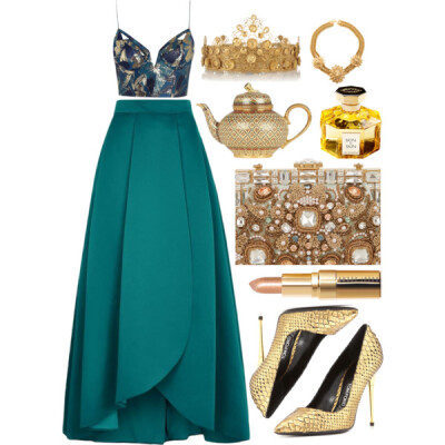 Glamorous outfit inspired by the beautiful Princess Jasmine from Aladdin. #princessjasmine #aladdin #disney #jasmine