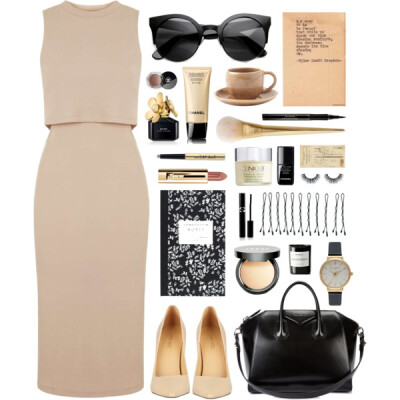 A fashion look from August 2015 featuring women dresses, genuine leather shoes and givenchy tote. Browse and shop related looks.