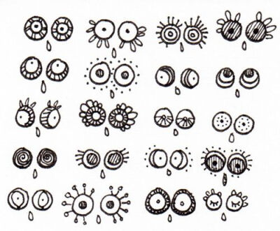 doodle eyes: