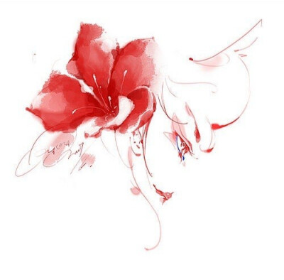 分享一组很有中国风感觉的意境唯美古风插画，每一张都犹如一首诗，画面感觉很不错哦，大爱这样的画风